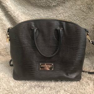 Mario Valentino Bravia Embossed Leather Bag